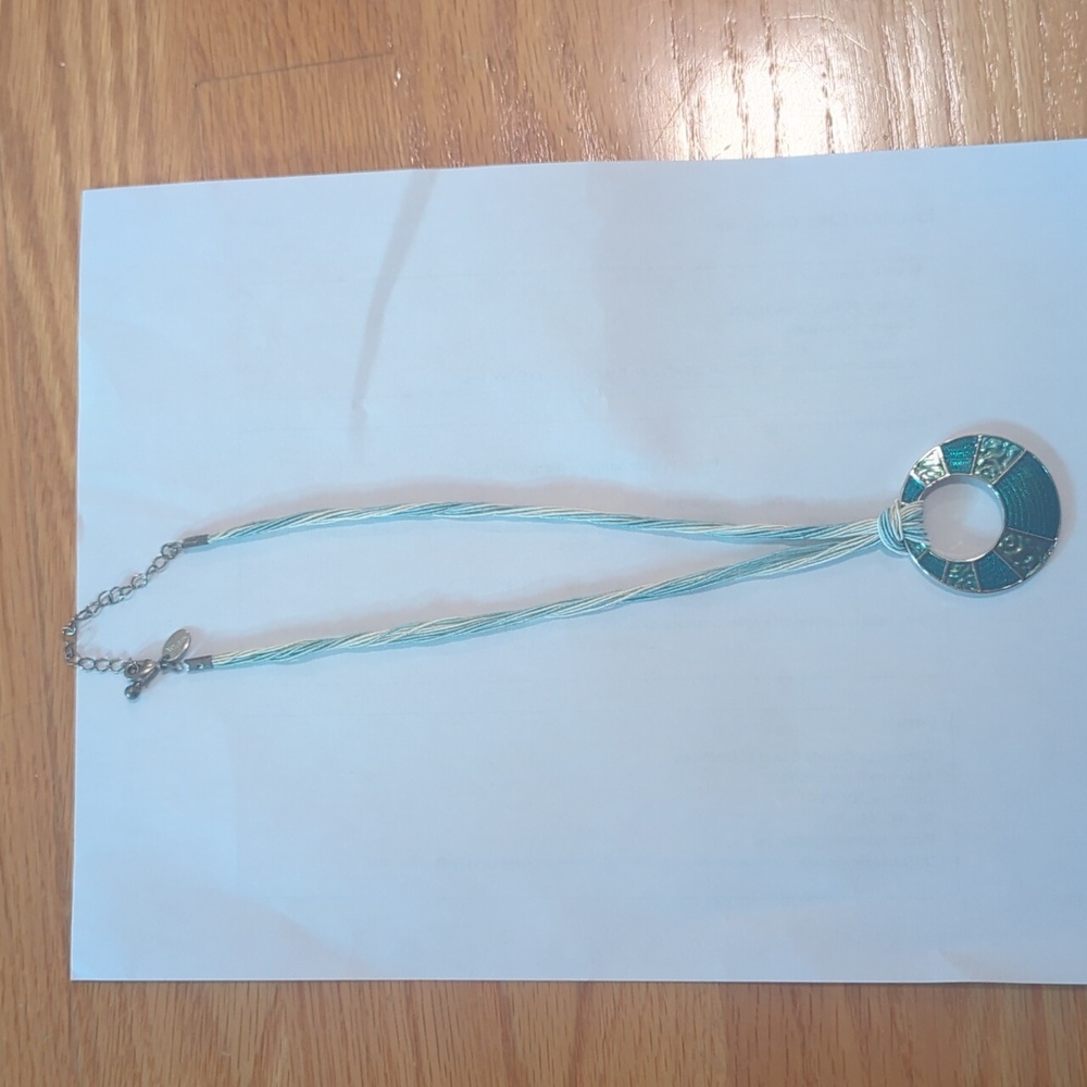 Aqua necklace